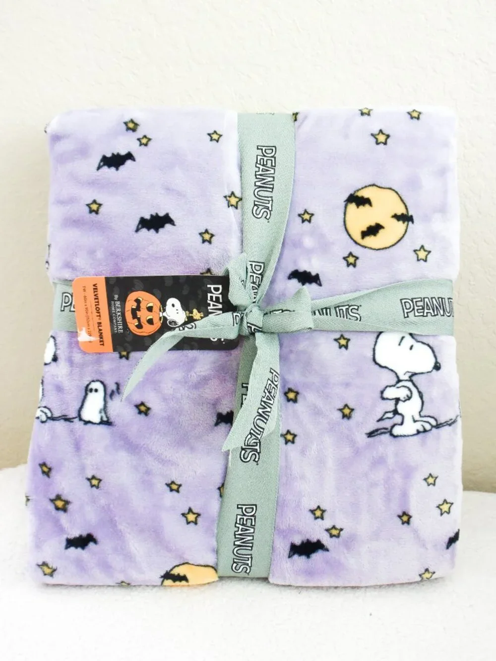 *Peanuts* Halloween Snoopy Purple Berkshire Home Blanket - 60x90 - NEW!